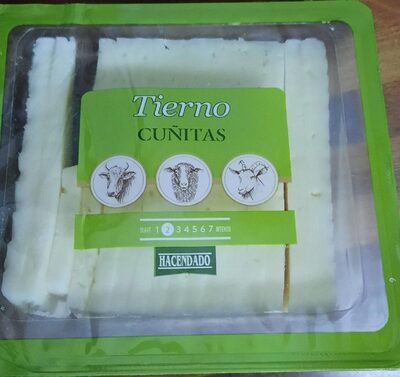 Queso tierno cuñitas