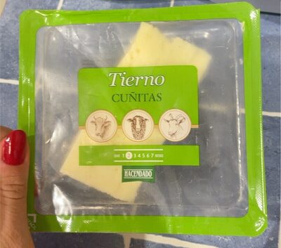 Queso tierno cuñitas