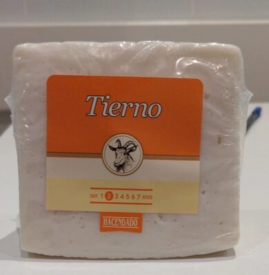 Queso tierno de cabra front packaging