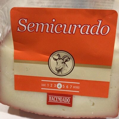 Queso semicurado front packaging