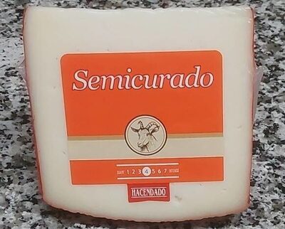 Queso semicurado de cabra front packaging