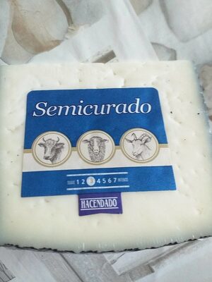 Queso de mezcla semicurado front packaging
