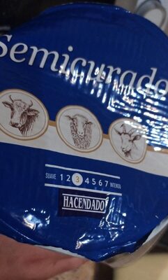 Queso semicurado front packaging