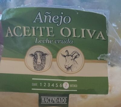 Añejo aceite de oliva leche cruda