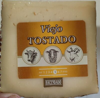 Queso tostado viejo front packaging