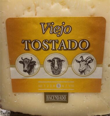 Queso viejo tostado
