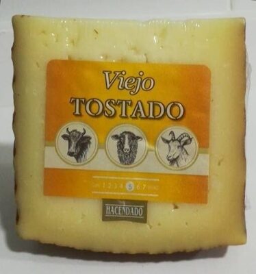 Queso viejo tostado