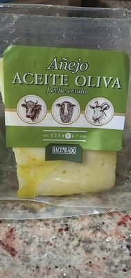 Queso añejo aceite de oliva front packaging