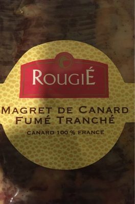 Magret de canard fumé tranché