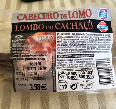 Cabecero de lomo