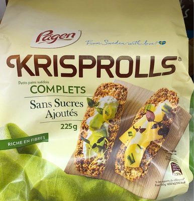 Krisprolls complets sans sucres ajoutés