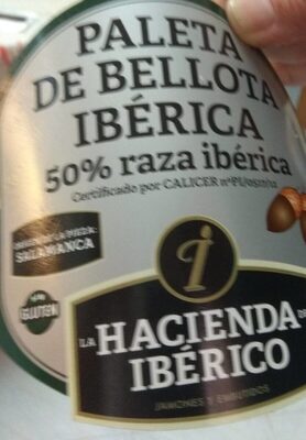 Paleta de bellota ibérica 50% raza ibérica