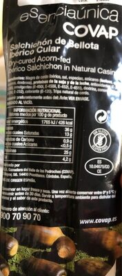 Salchichón de bellota ibérico cular