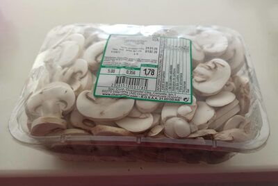 Champiñon laminado front packaging