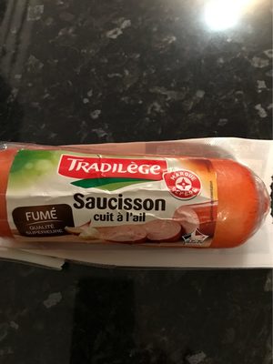 Saucisson a l’ail front packaging