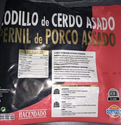 Codillo de cerdo asado