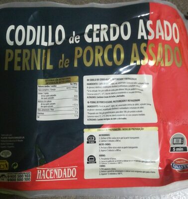Codillo de cerdo asado