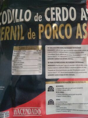Codillo de cerdo asado