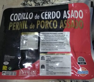 Codillo de cerdo asado front packaging