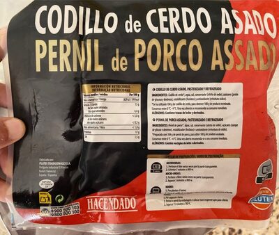 Codillo de cerdo asado