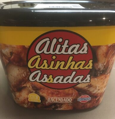 Alitas asadas front packaging
