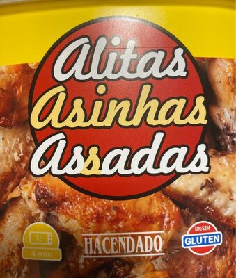 Alitas asadas front packaging