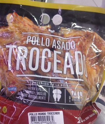 Pollo asado troceado front packaging