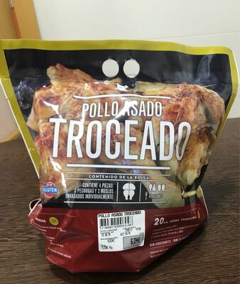 Pollo asado troceado