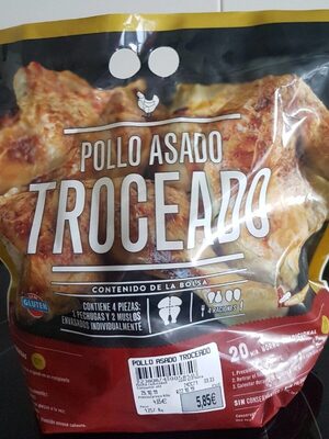 Pollo asado troceado