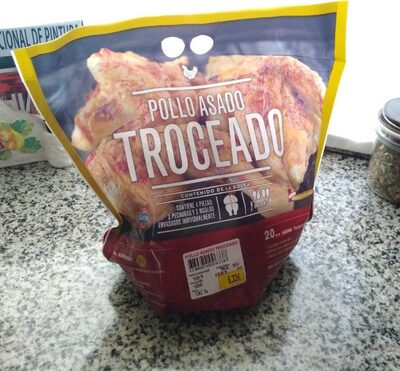 Pollo asado troceado