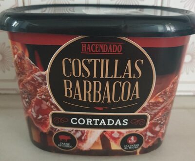 Costillas barbacoa cortadas