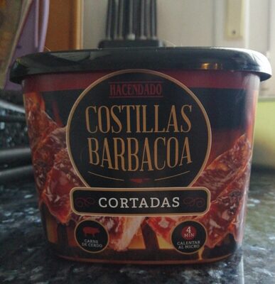 Costillas barbacoa cortadas
