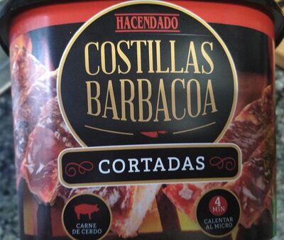 Costillas barbacoa cortadas