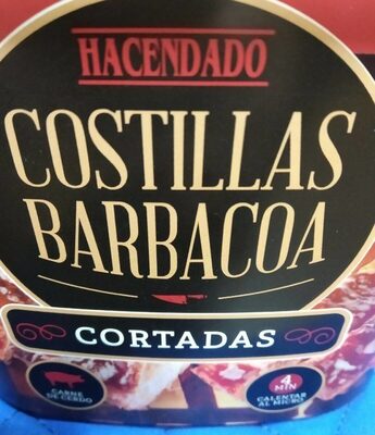 Costillas barbacoa cortadas