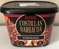 Costillas barbacoa cortadas