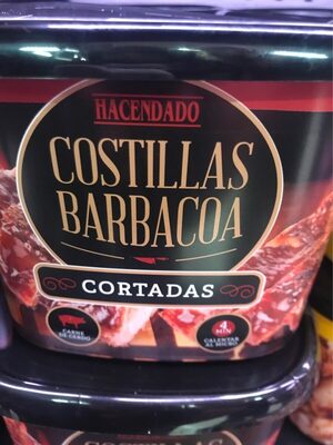 Costillas barbacoa cortadas