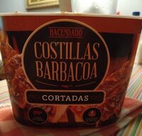 Costillas barbacoa cortadas
