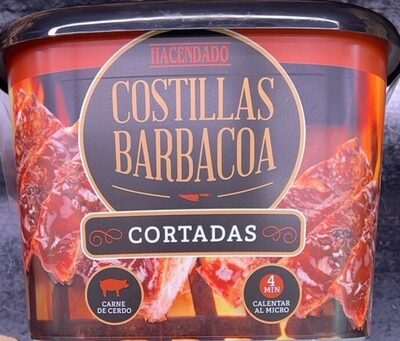 Costillas Barbacoa cortadas