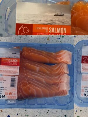 Scalopes de Salmon front packaging