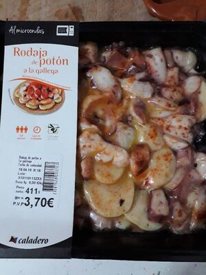 Rodaja de potón a la gallega