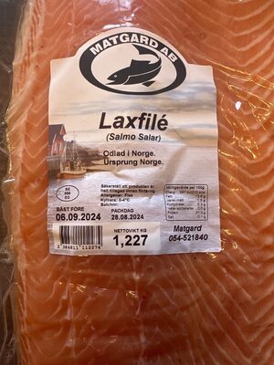 Laxfilé front packaging