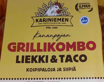 Kananpojan grillikombo liekki & taco