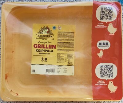 Grilliin koipipala marinotu front packaging