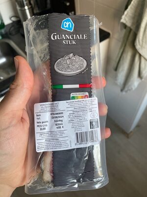 Guanciale front packaging