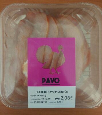 Filete de pavo pimentón