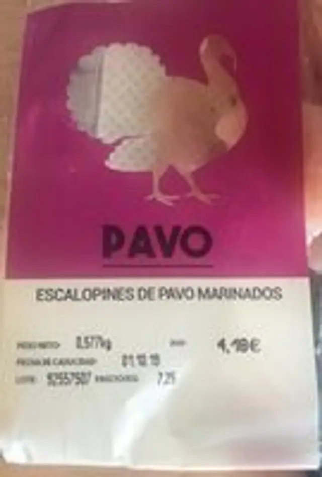 Escalopines de pollo