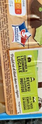 Aiguillettes de poulet nutrition facts table