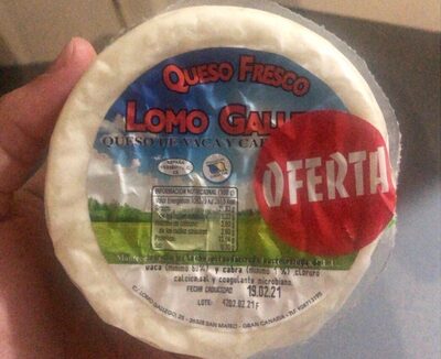Queso fresco front packaging