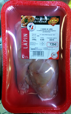2 cuisses de lapin front packaging