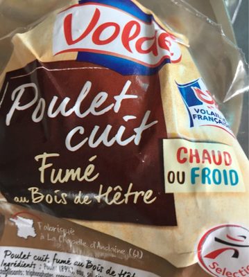 Poulet cuit fumé au bois de hêtre